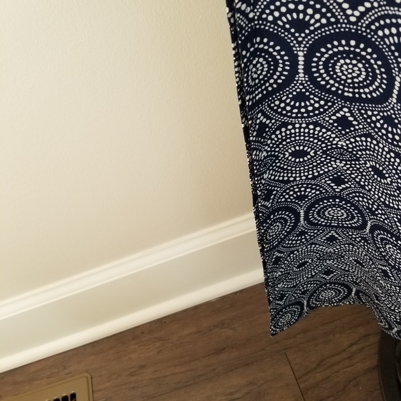 Gap NWT Blue and White Maxi Dress w/ Elastic Top - Picture 6 of 12